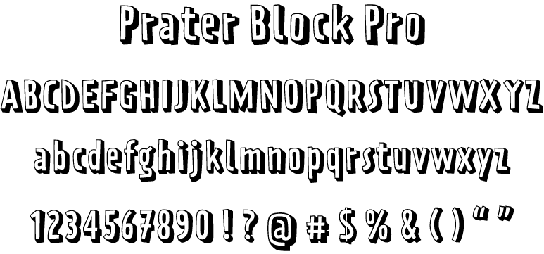 Display of Prater Block Pro